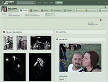 Tablet Screenshot of jetnjme.deviantart.com