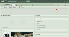 Desktop Screenshot of immaculee.deviantart.com