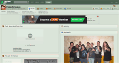 Desktop Screenshot of inspectorlupus.deviantart.com
