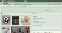 Desktop Screenshot of leongeds.deviantart.com