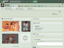 Tablet Screenshot of dare25.deviantart.com