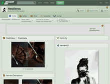 Tablet Screenshot of masakarasu.deviantart.com