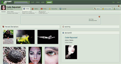 Desktop Screenshot of code-rapunzel.deviantart.com