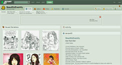 Desktop Screenshot of beautifulenemity.deviantart.com