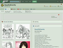 Tablet Screenshot of beautifulenemity.deviantart.com