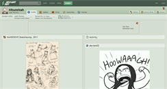 Desktop Screenshot of kitsuneleah.deviantart.com