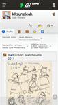 Mobile Screenshot of kitsuneleah.deviantart.com
