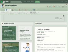 Tablet Screenshot of jordan-blackbird.deviantart.com