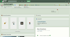 Desktop Screenshot of emotionkingdom.deviantart.com