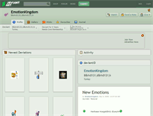 Tablet Screenshot of emotionkingdom.deviantart.com