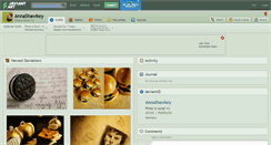 Desktop Screenshot of annashawkey.deviantart.com