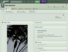 Tablet Screenshot of miss-sakamoto.deviantart.com
