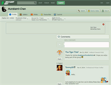 Tablet Screenshot of murakami-chan.deviantart.com