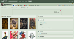 Desktop Screenshot of dertodesking.deviantart.com