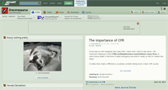 Desktop Screenshot of draconasaurus.deviantart.com