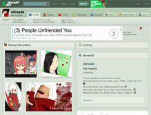 Tablet Screenshot of akiraada.deviantart.com