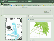 Tablet Screenshot of aoi-lexxa.deviantart.com