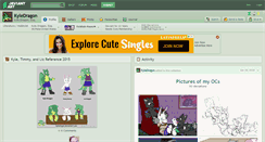 Desktop Screenshot of kyledragon.deviantart.com