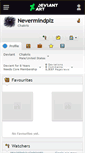 Mobile Screenshot of nevermindplz.deviantart.com