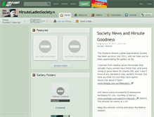 Tablet Screenshot of hirsuteladiessociety.deviantart.com
