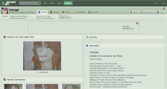 Desktop Screenshot of intergal.deviantart.com