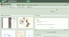 Desktop Screenshot of charmanderc.deviantart.com