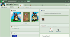 Desktop Screenshot of my-neighbor-totoro.deviantart.com