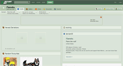 Desktop Screenshot of flaredra.deviantart.com