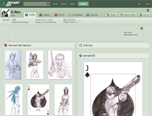 Tablet Screenshot of g-rex.deviantart.com