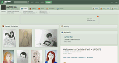 Desktop Screenshot of carlisle-fan.deviantart.com