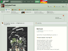 Tablet Screenshot of hellraiserfreak.deviantart.com