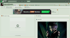 Desktop Screenshot of insecuredelusion.deviantart.com
