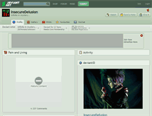 Tablet Screenshot of insecuredelusion.deviantart.com