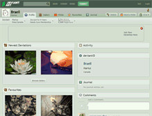 Tablet Screenshot of braell.deviantart.com