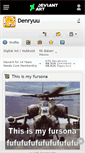 Mobile Screenshot of denryuu.deviantart.com