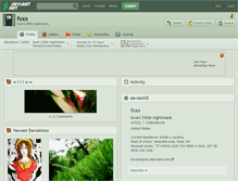 Tablet Screenshot of fxxx.deviantart.com