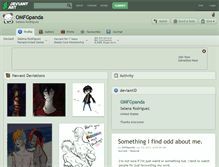 Tablet Screenshot of omfgpanda.deviantart.com