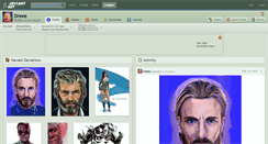 Desktop Screenshot of dreee.deviantart.com
