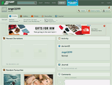 Tablet Screenshot of angel2099.deviantart.com