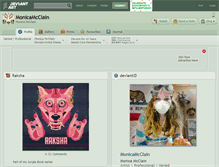 Tablet Screenshot of monicamcclain.deviantart.com