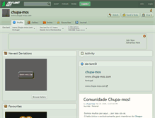 Tablet Screenshot of chupa-mos.deviantart.com