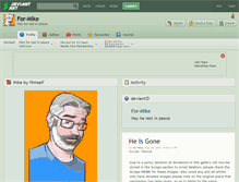 Tablet Screenshot of for-mike.deviantart.com