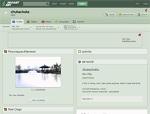 Tablet Screenshot of chukachuka.deviantart.com