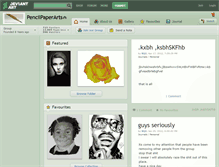 Tablet Screenshot of pencilpaperarts.deviantart.com