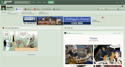 Desktop Screenshot of kevnc.deviantart.com