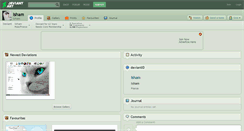 Desktop Screenshot of isham.deviantart.com