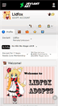 Mobile Screenshot of lidfox.deviantart.com