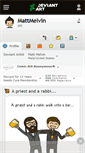 Mobile Screenshot of mattmelvin.deviantart.com