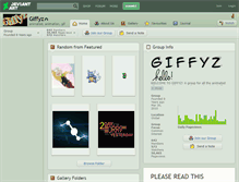 Tablet Screenshot of giffyz.deviantart.com