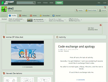 Tablet Screenshot of cire2.deviantart.com